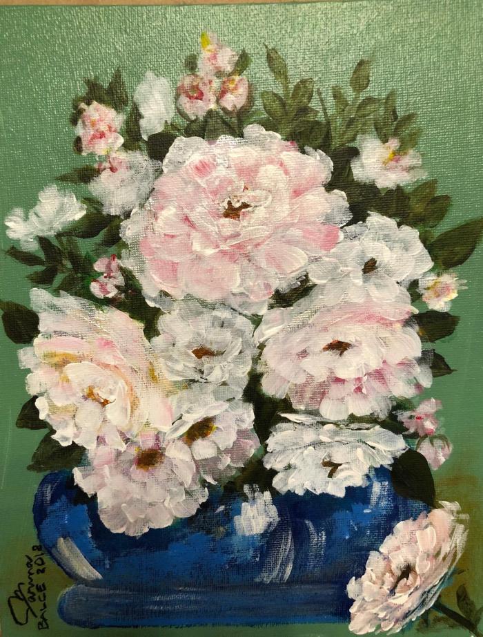 13-Mi's Rose Arrangement